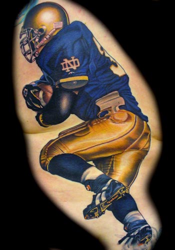 Tattoos - Sports tattoos - black 13 Tattoo,Nashville TN